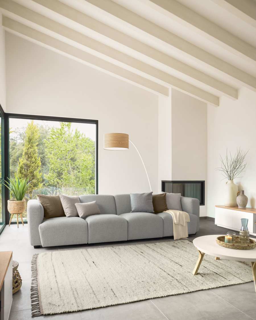 Galene Kissenbezug beige 30 x 50 cm