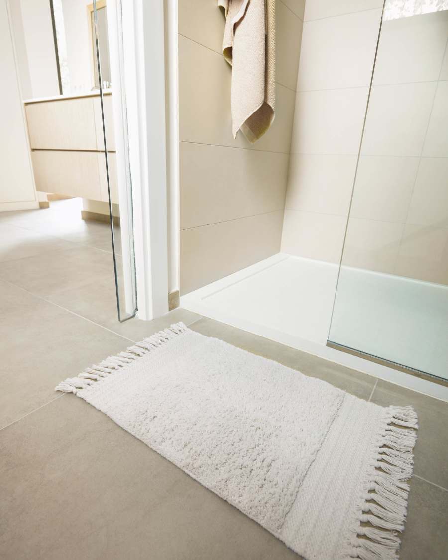 Nilce Badematte weiß 40 x 60 cm