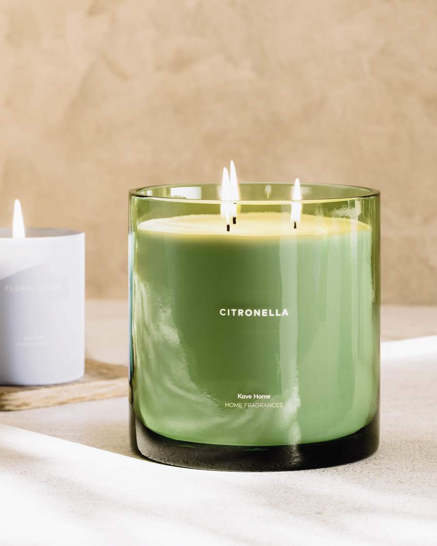 Espelma aromàtica Citronella verd 750 gr