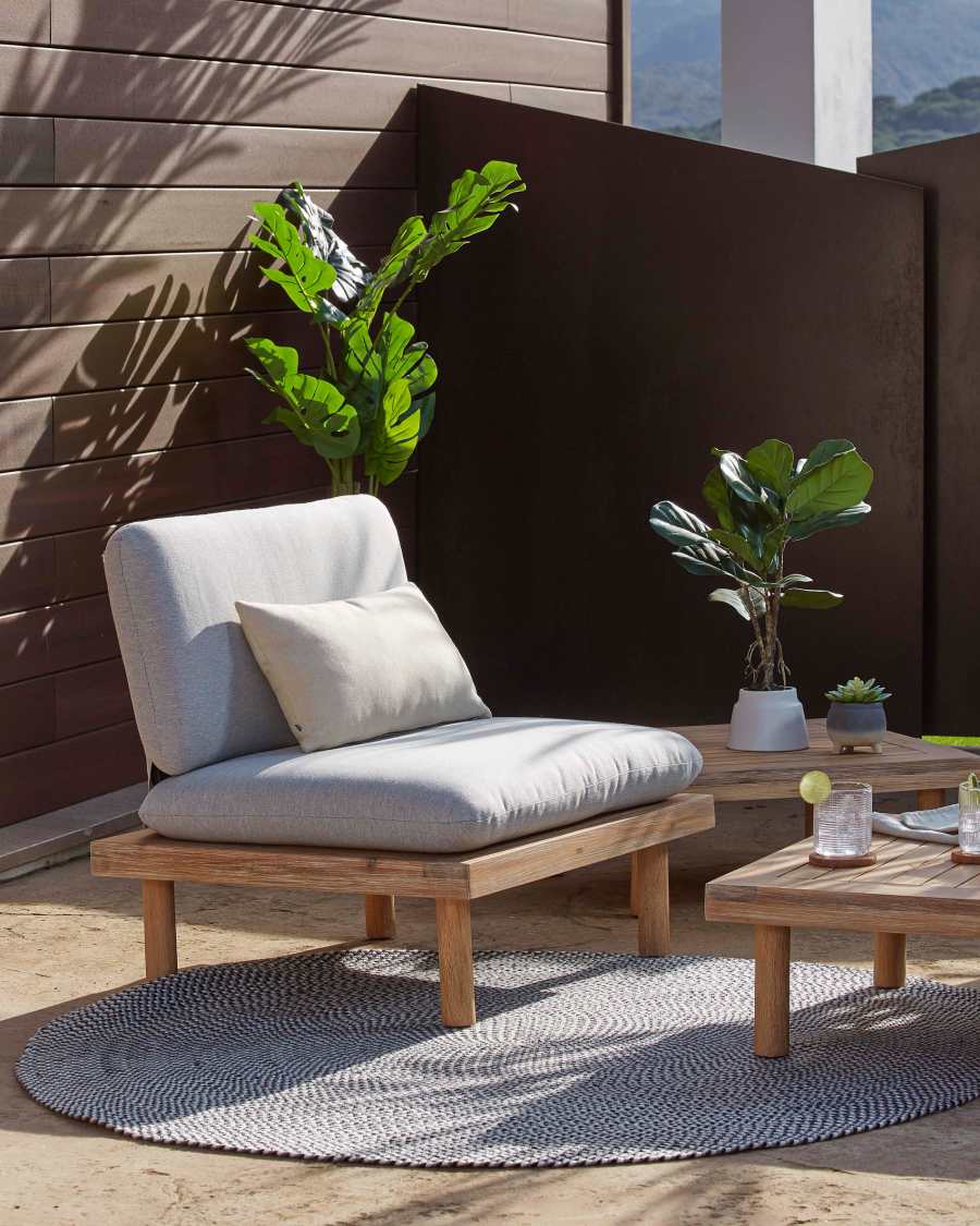 Viridis Outdoor Set, bestehend aus 4 Sessel und 2 Tischen FSC 100%