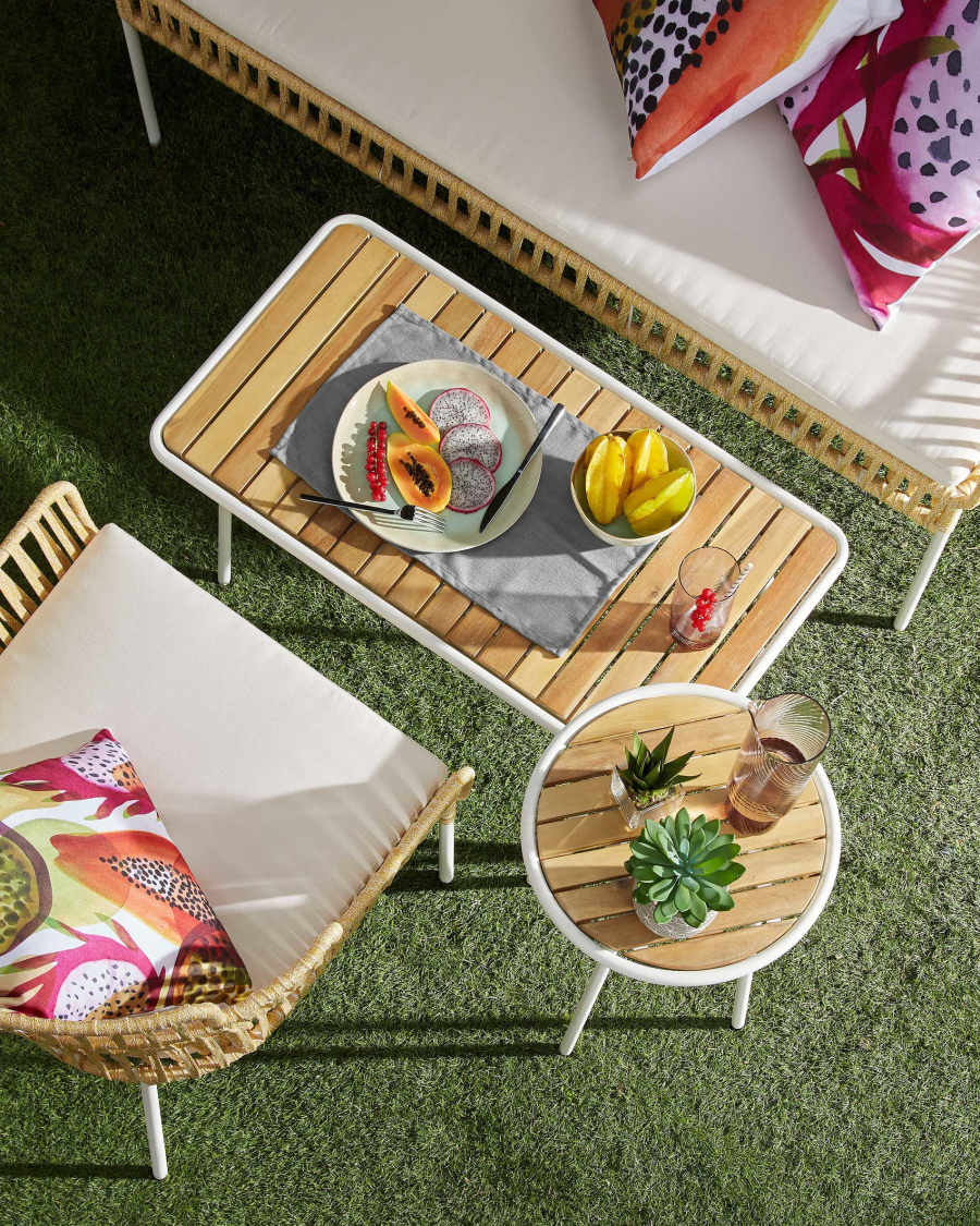 Kussensloop Dikeledi 45 x 45 cm papaya