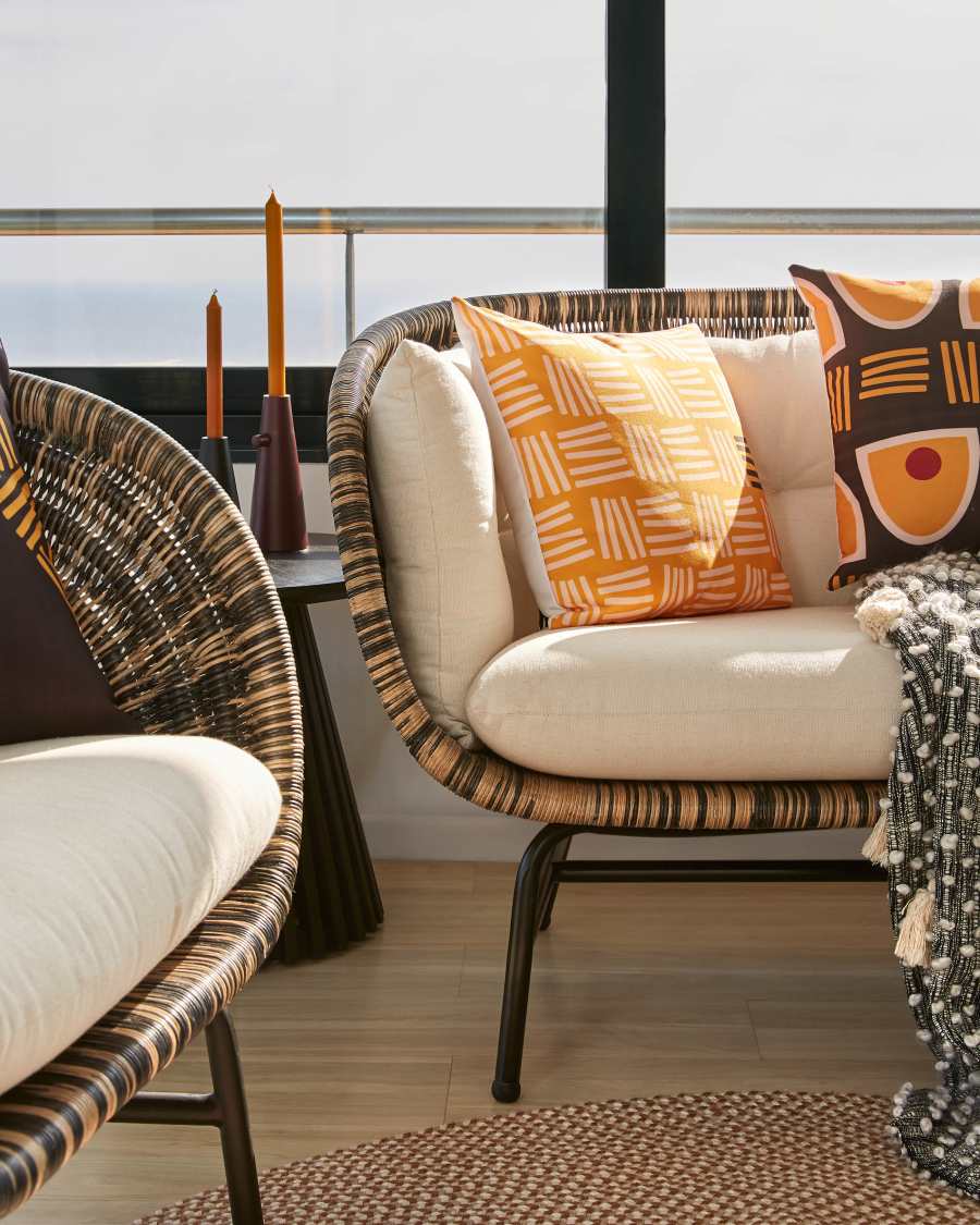 Sofa Lin 2-osobowa rattanowa 153 cm