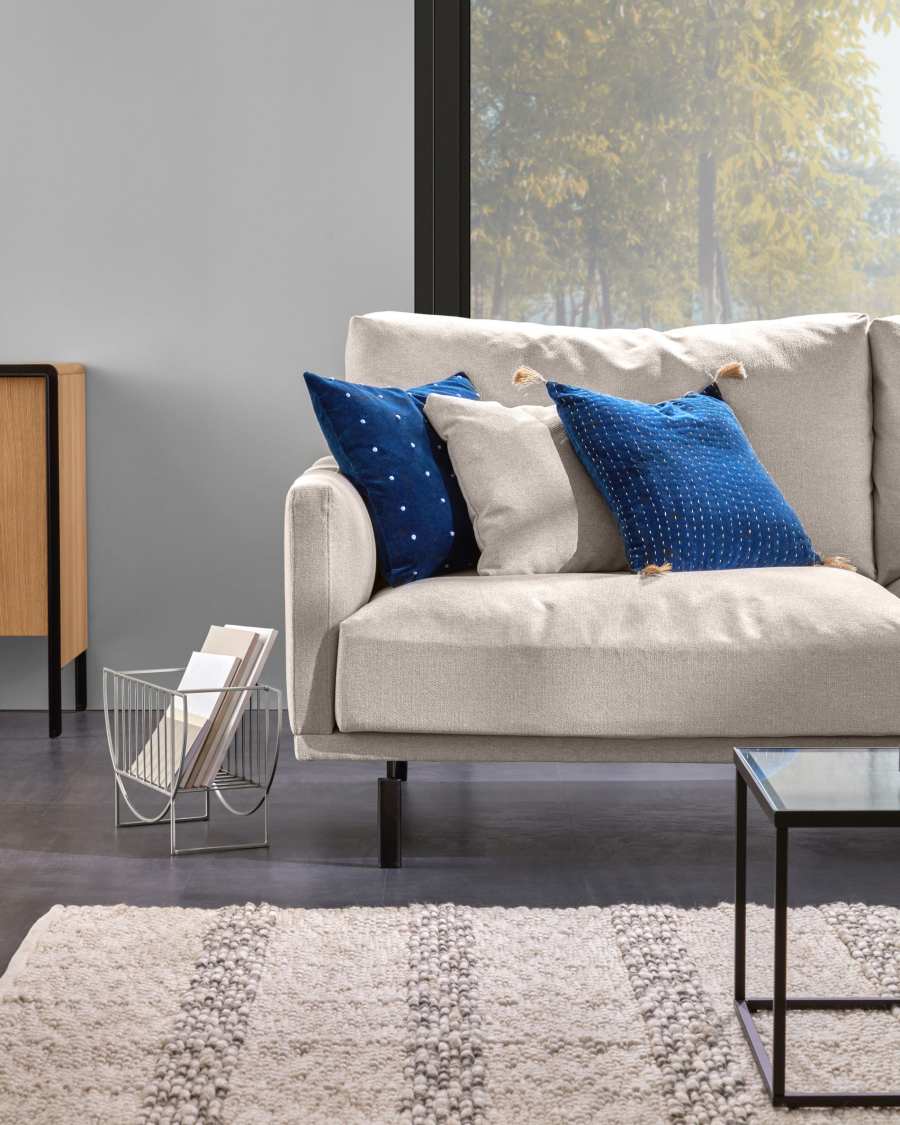 Aubrey silver magazine rack