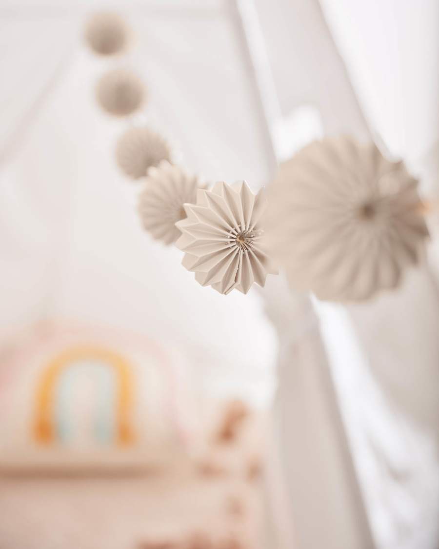 Yulia LED Lichterkette beige 2,5 m