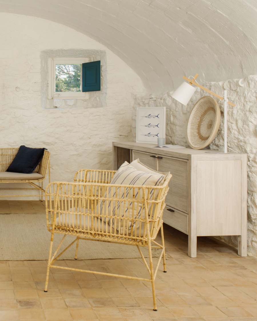 Poltrona Aiala in rattan