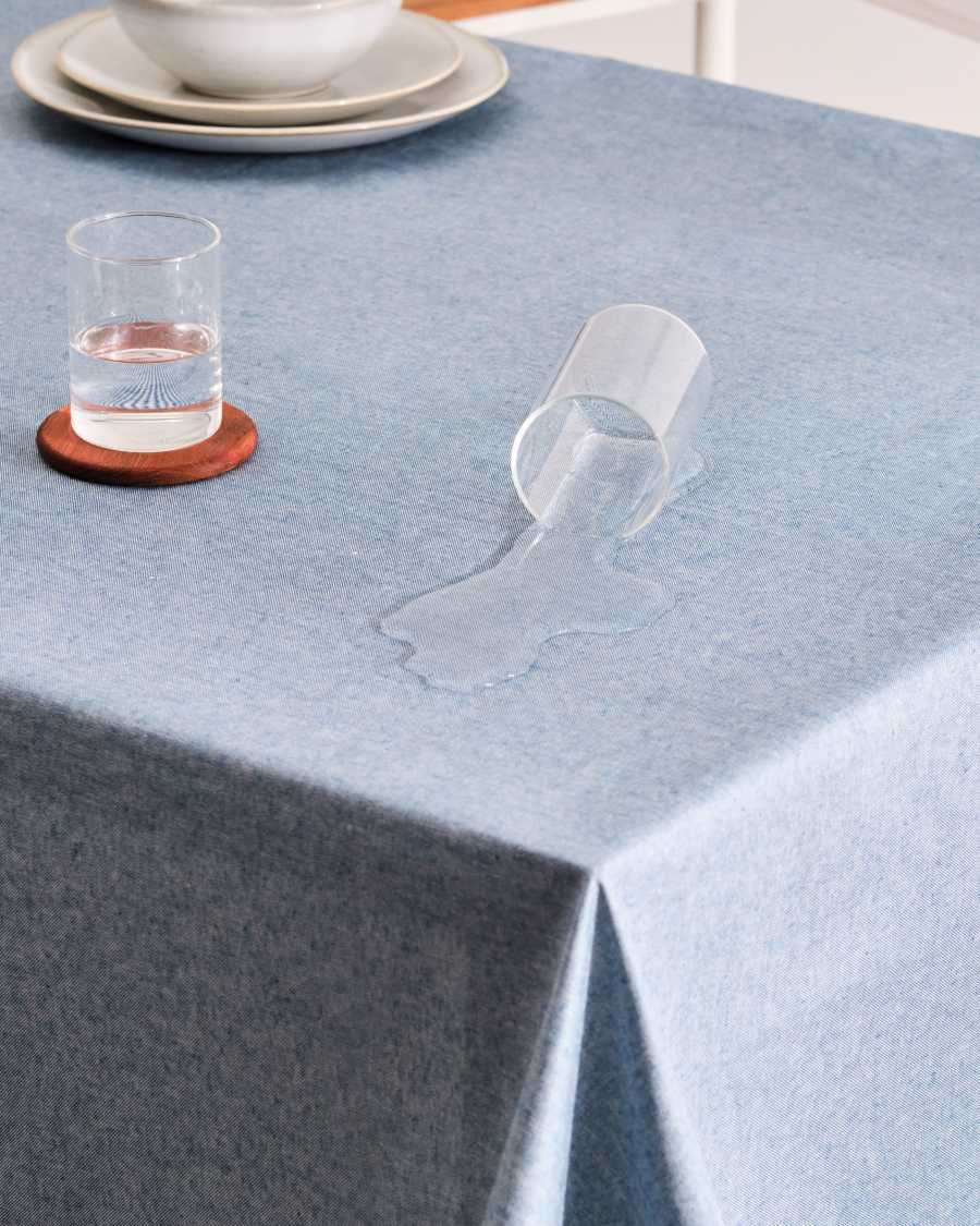 Garrigas tablecloth in blue, 150 x 250 cm