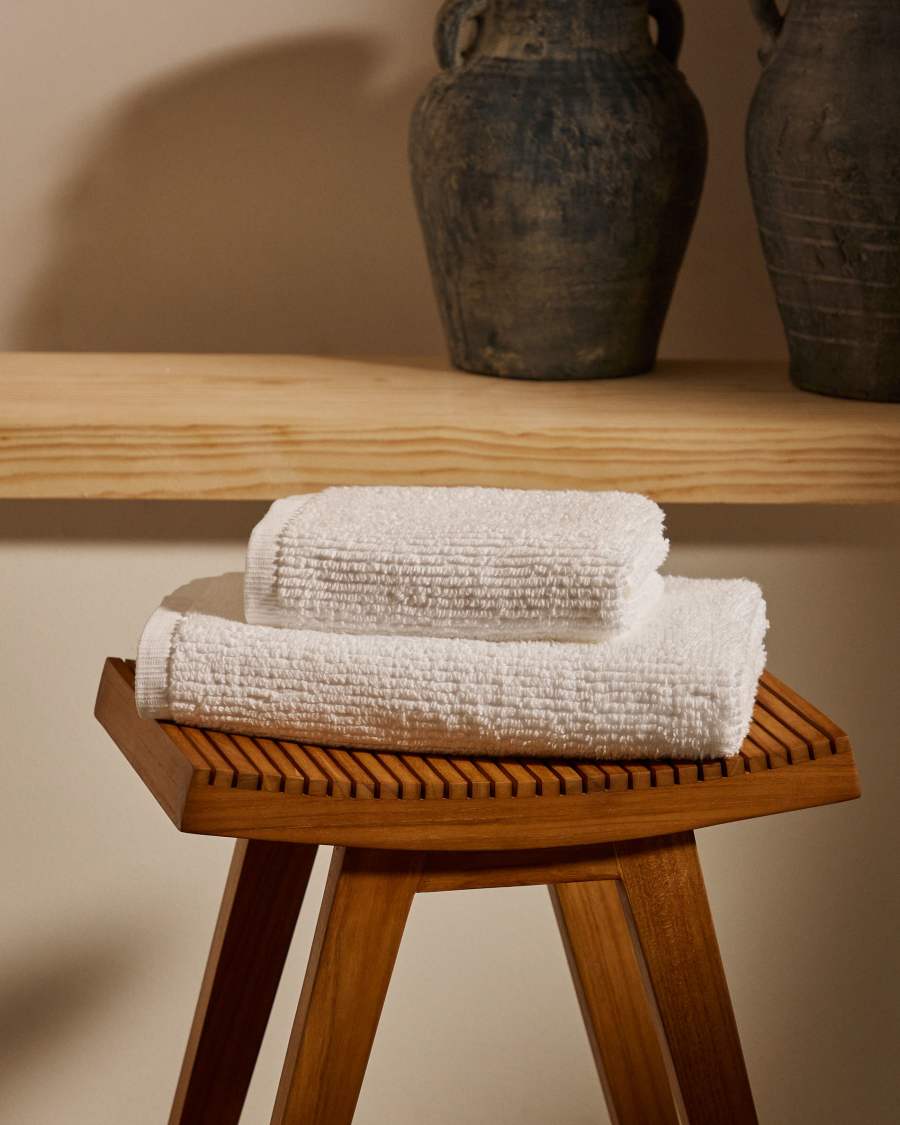 Asciugamano Yeni 100% cotone bianco 70 x 140 cm