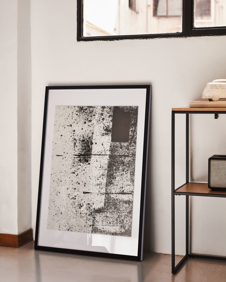 Tableau Anaisa noir et blanc 60 x 90 cm