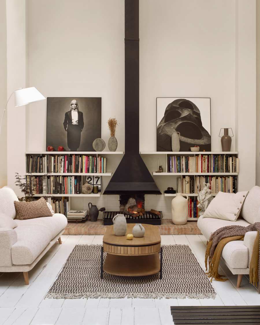 Fender rug with beige and brown tassels, 160 x 230 cm