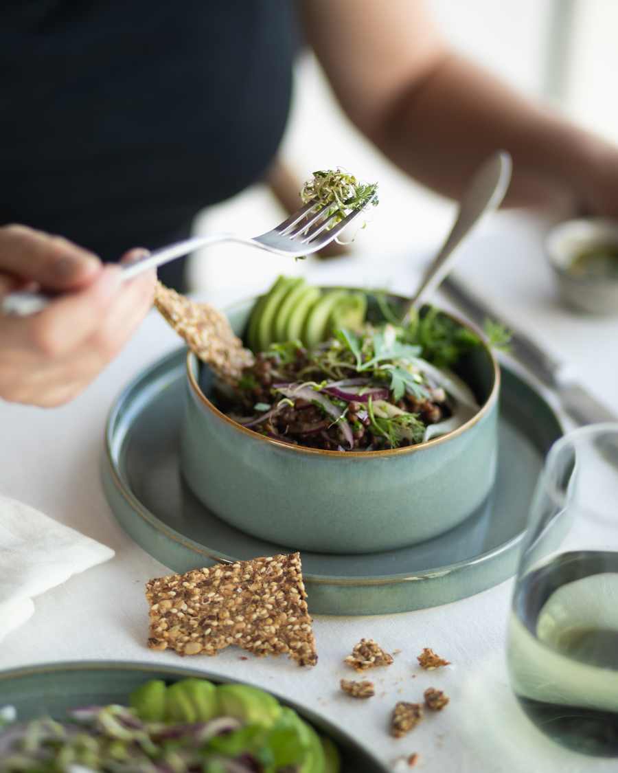 Lescala ceramic bowl in blue