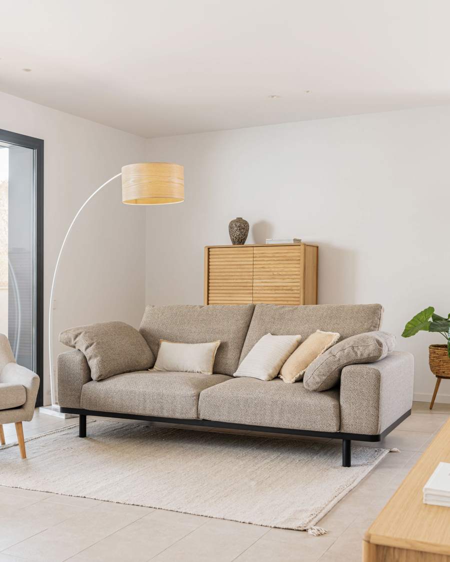 Noa set of 2 armrest cushions, in beige