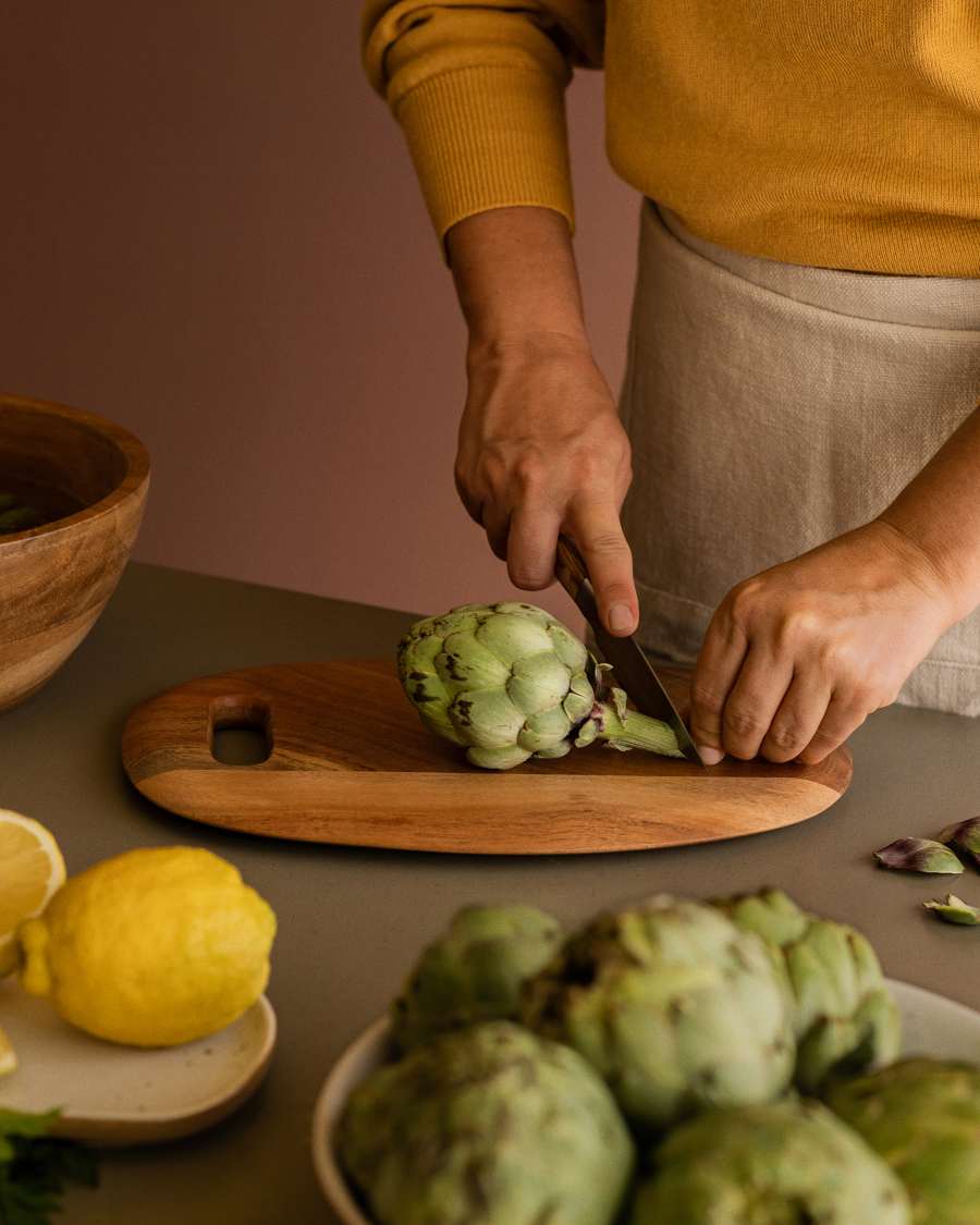 Llubi Set aus 3 Servierbrettern aus massivem Akazienholz