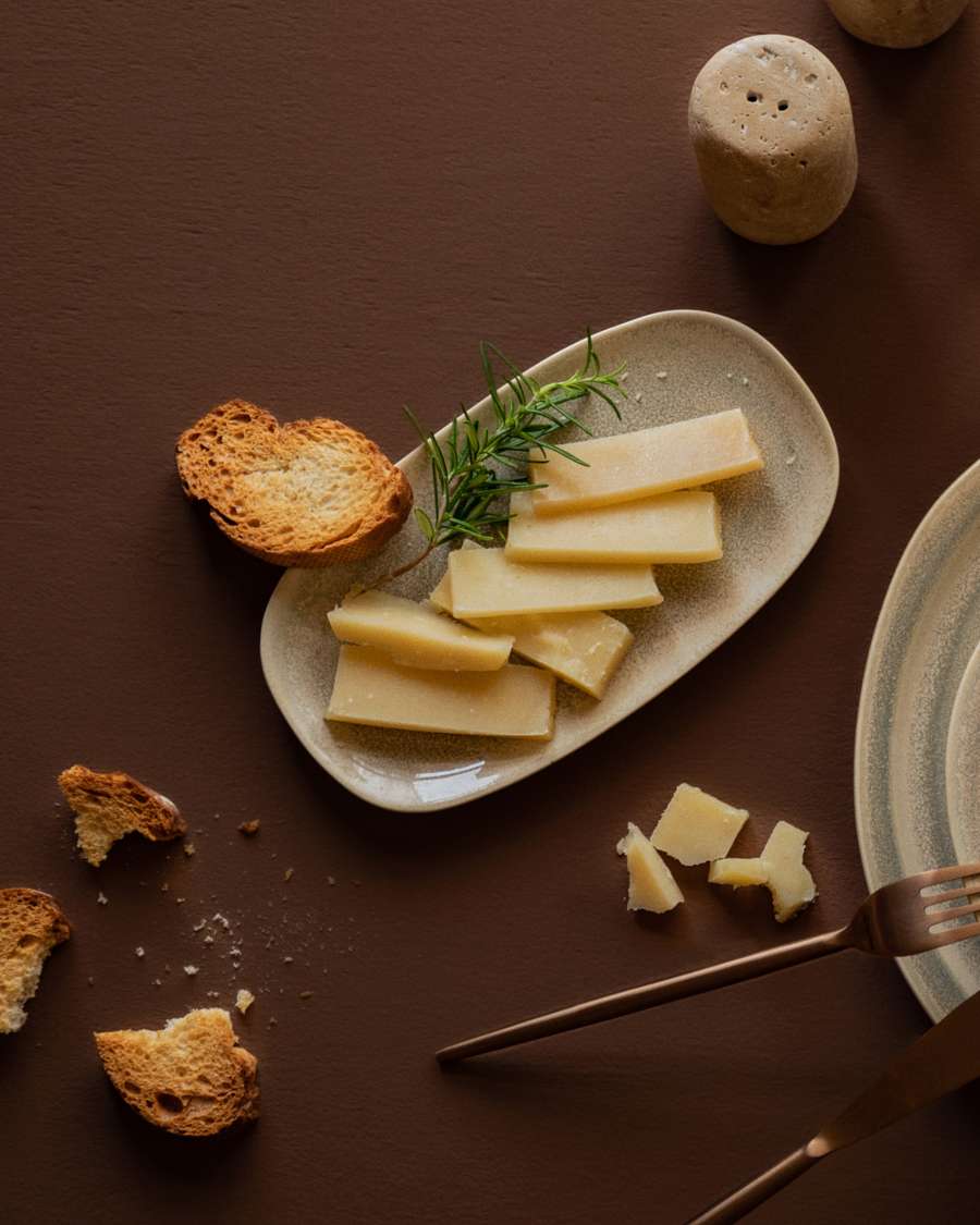 Piatto da portata piccolo Lauriana in ceramica di colore beige