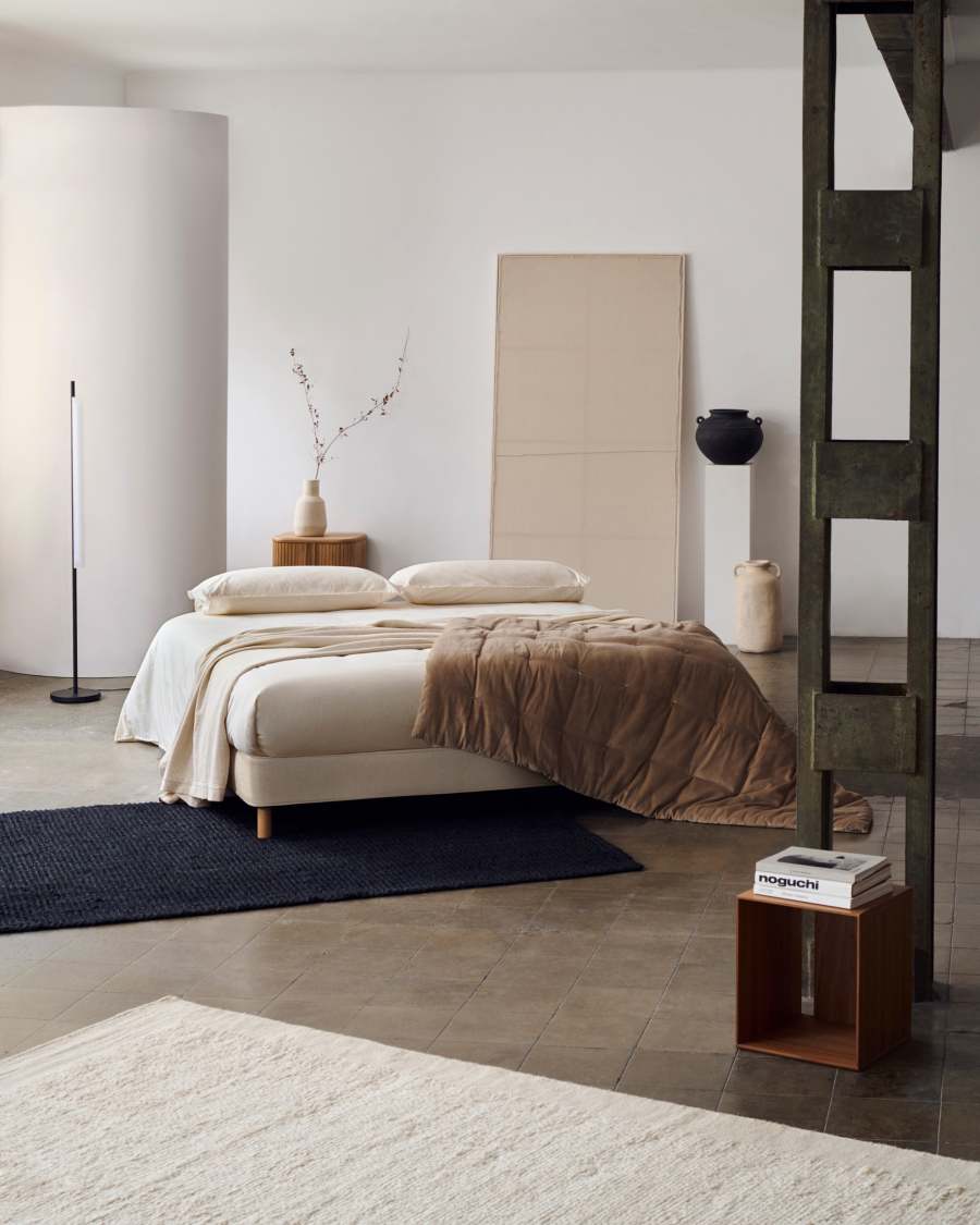 Litto kleines Regalmodul aus Nussholzfurnier 34 x 38 cm