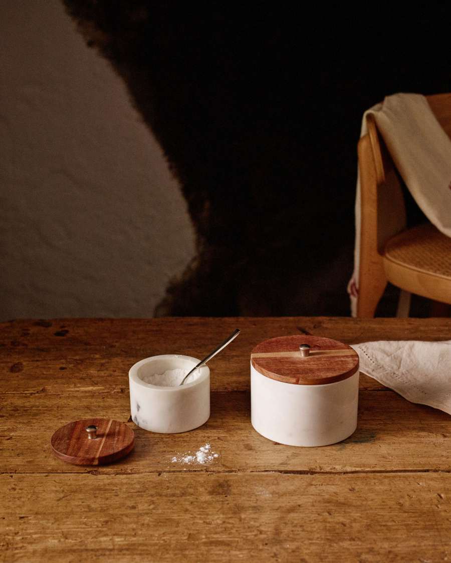 Karla white small jar