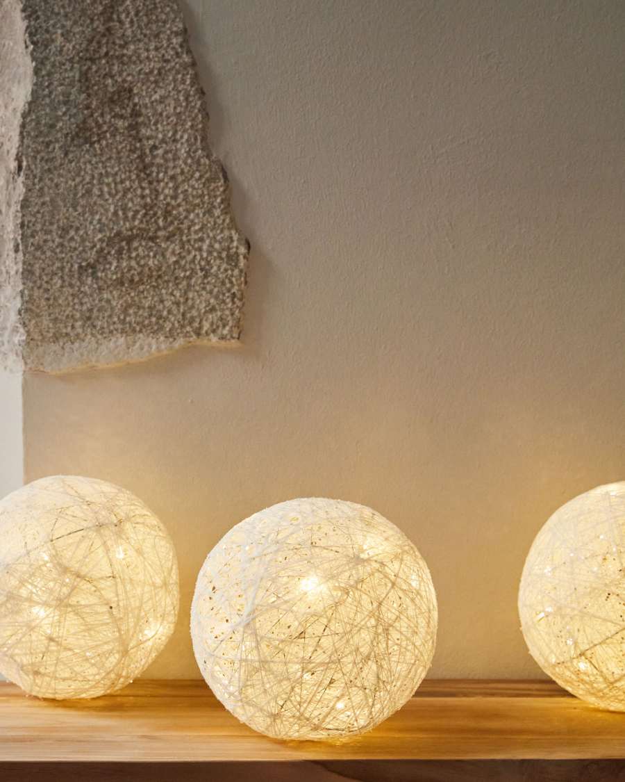 Maguella Leuchtkugel weiß