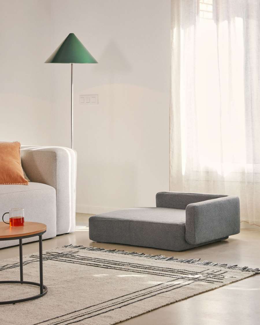 Bowie large bed for pets in dark grey 73 x 98 cm