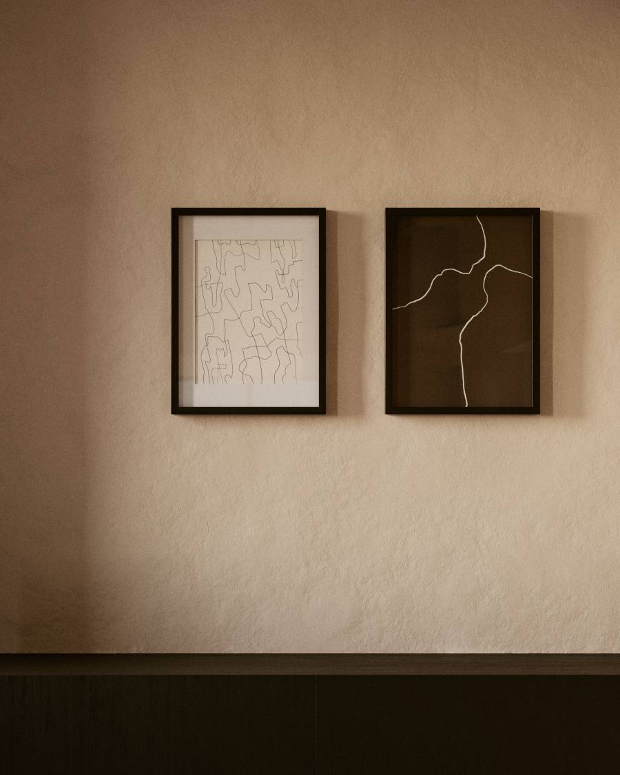 Neale Wooden Photo Frame with black finish 29,8 x 39,8 cm