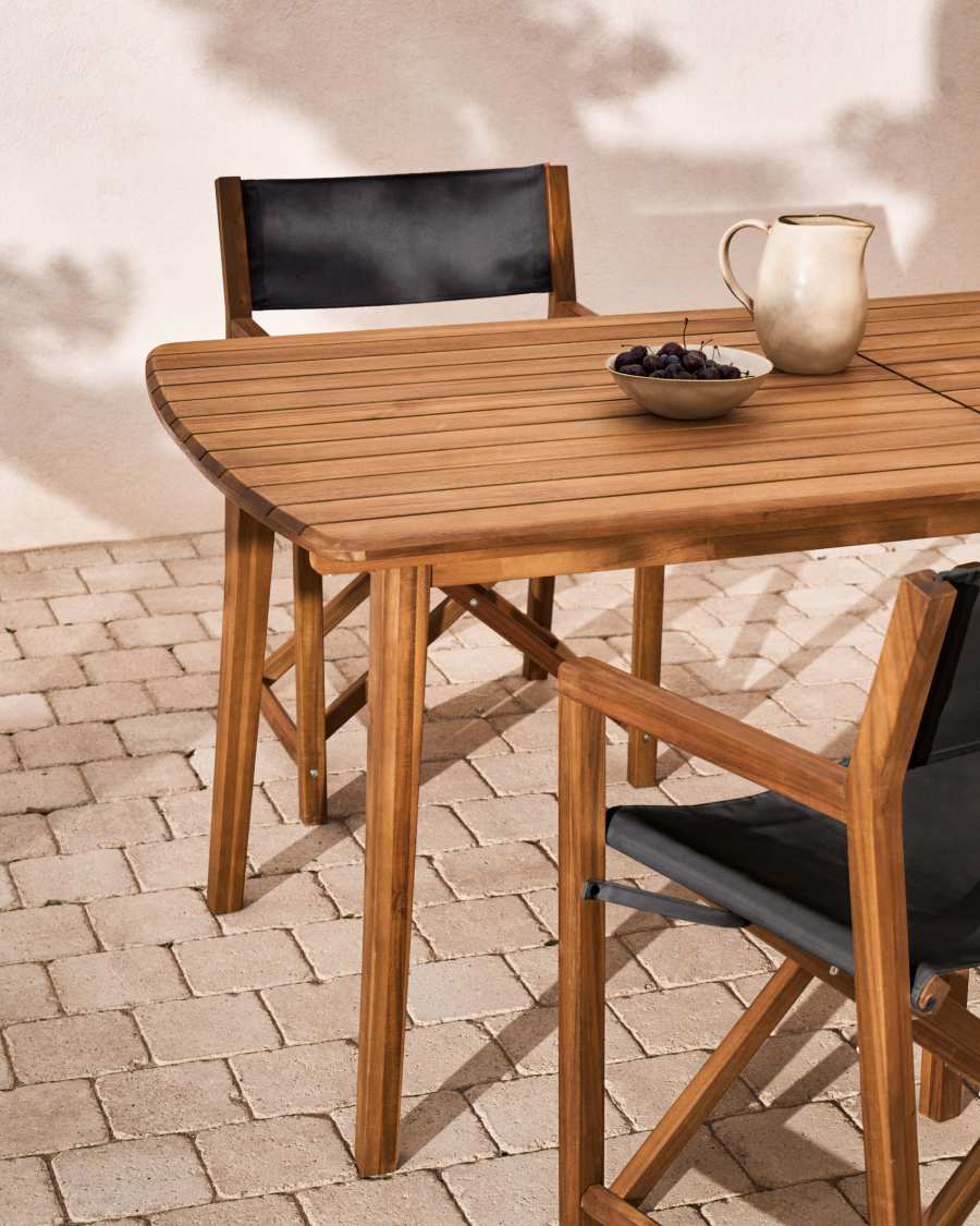 Thianna extendable outdoor table made from solid acacia wood, 180 (240) x 90 cm FSC 100%
