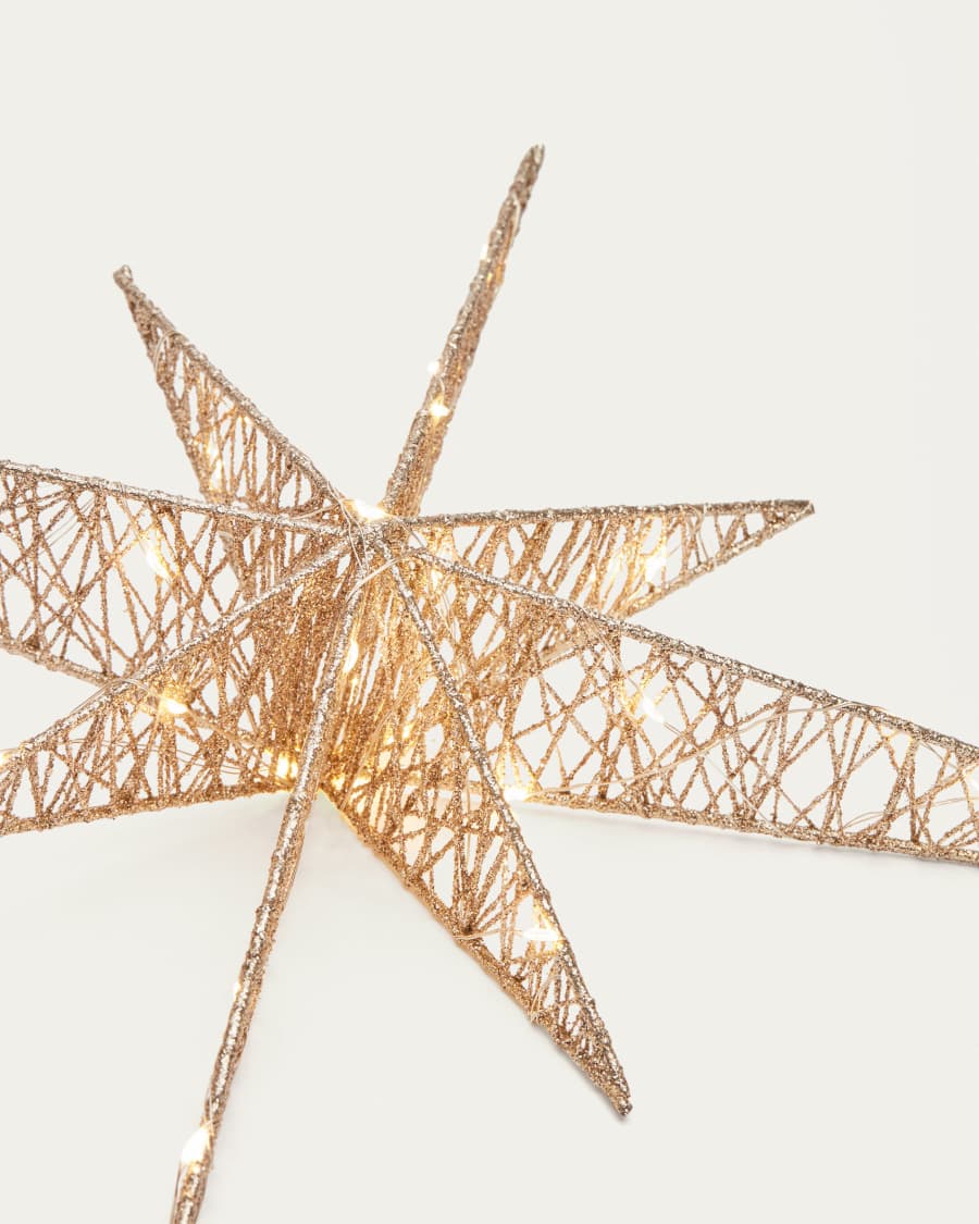 Teodelina light-up star in gold