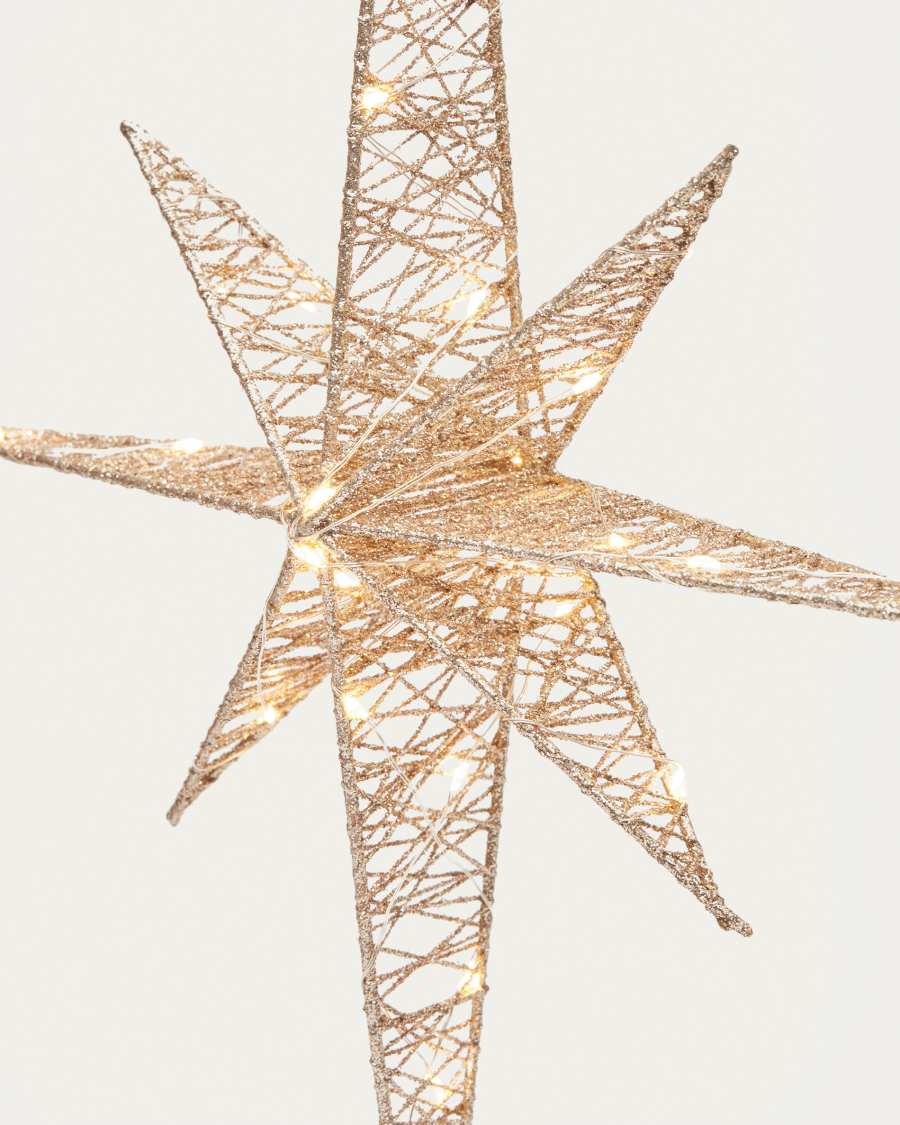 Teodelina light-up star in gold