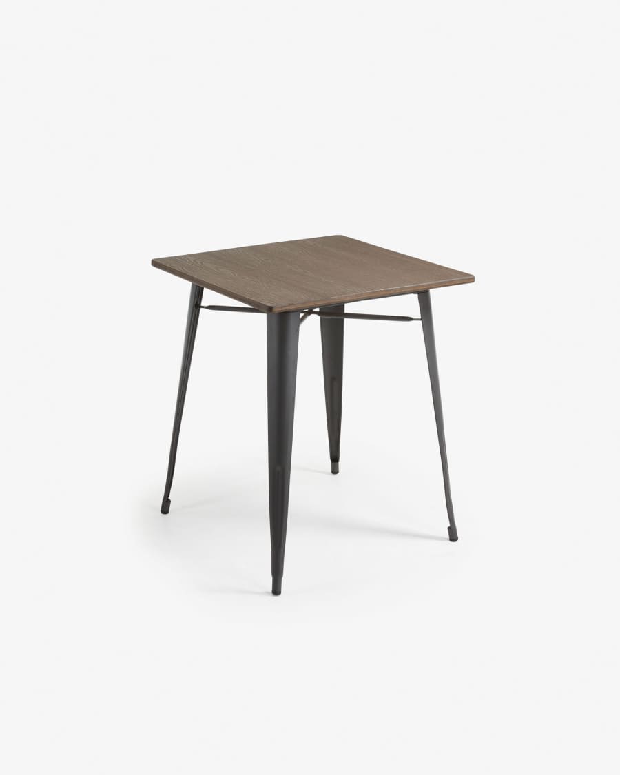 Anthracite Malira table 80 x 80 cm