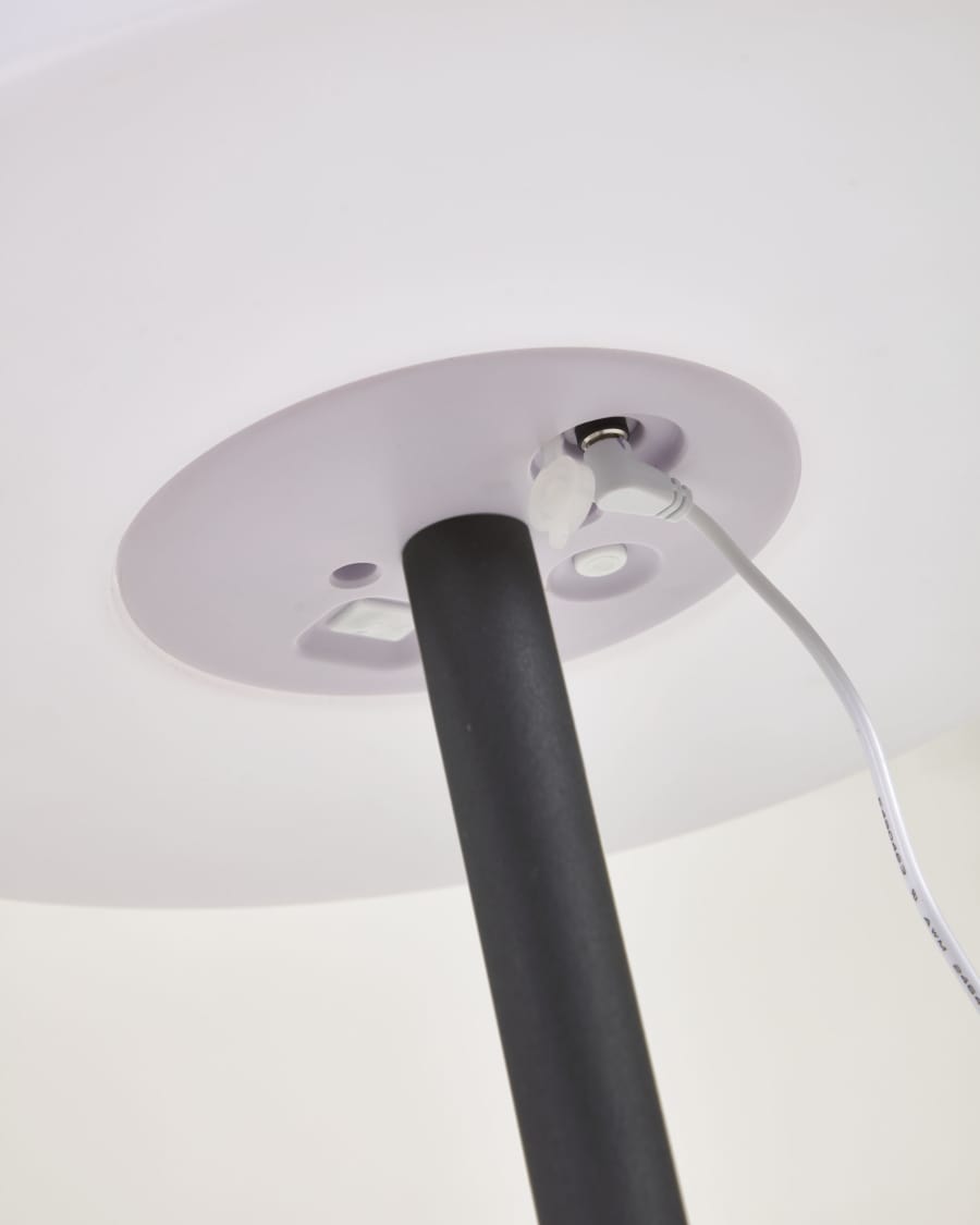 Amaray vloerlamp voor buiten in staal met zwarte afwerking