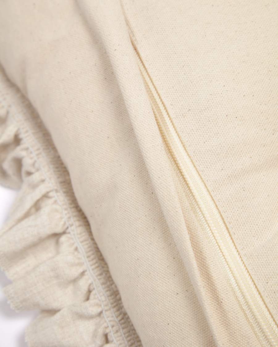 Housse de coussin Deva en lin naturel 30 x 50 cm