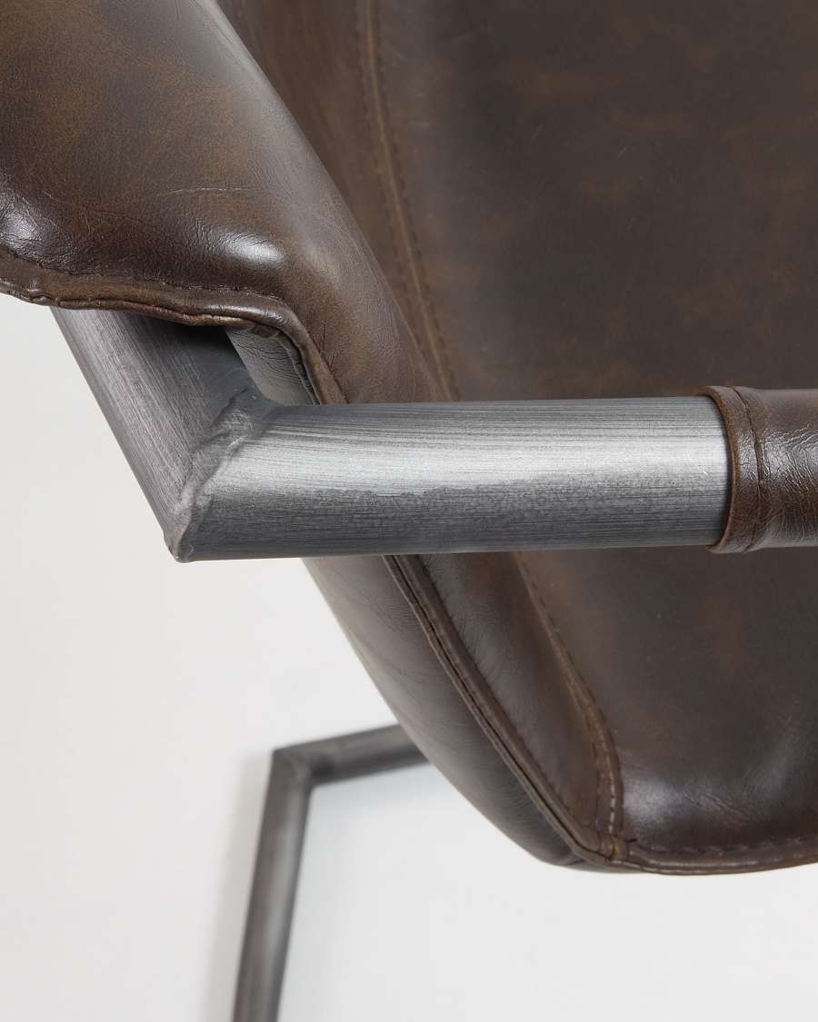 Dark brown Tribe barstool height 79 cm