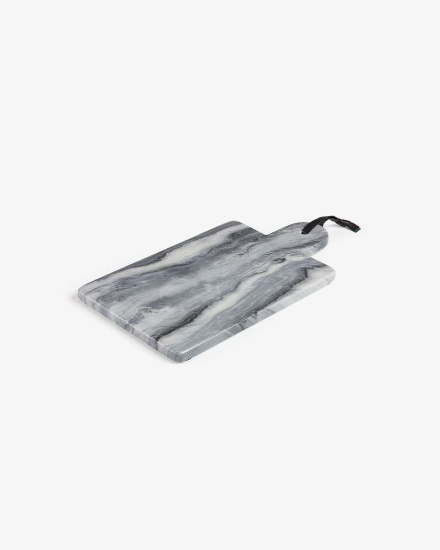 Bergman Rechteckiger Schneidebrett, grauer Marmor