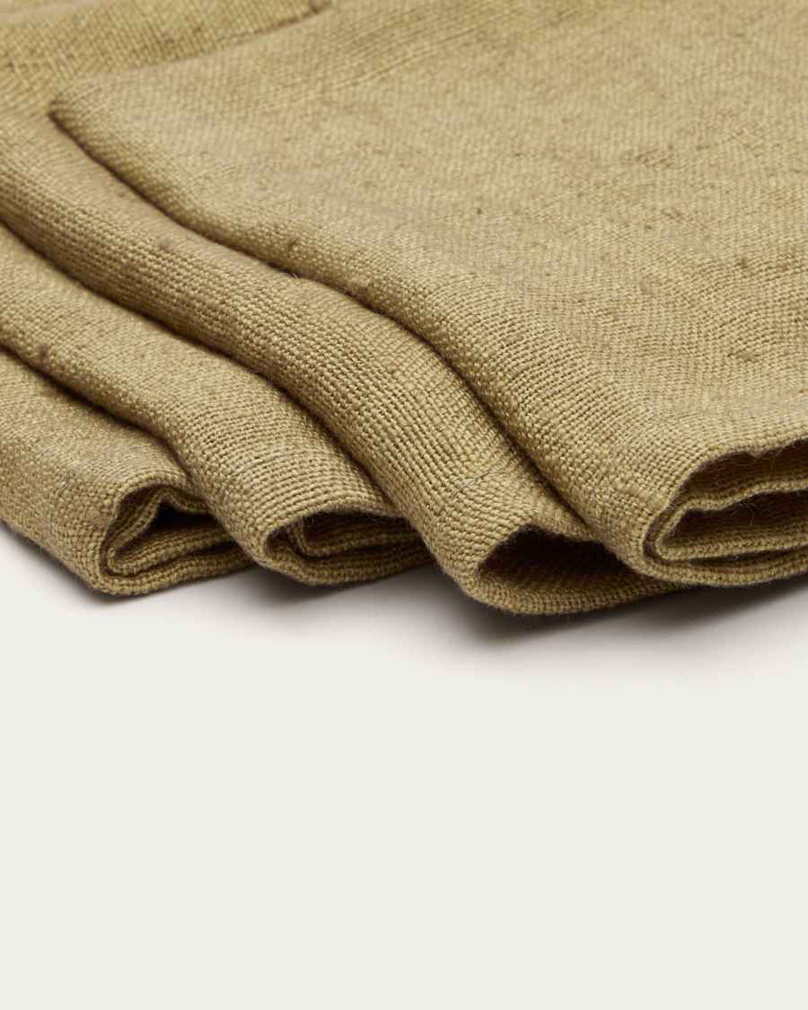 Ubalda set of 4 green cotton serviettes