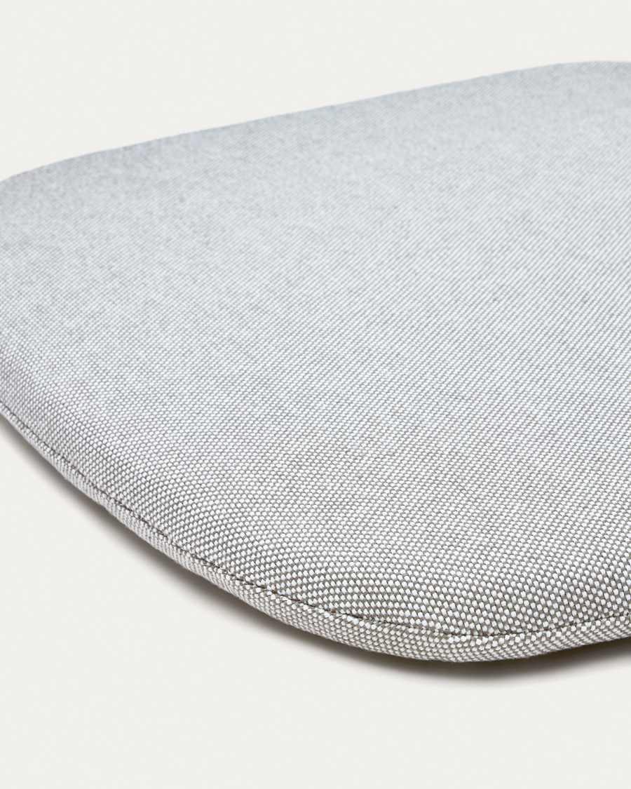 Joncols beige stoelkussen grijs 43 x 41 cm