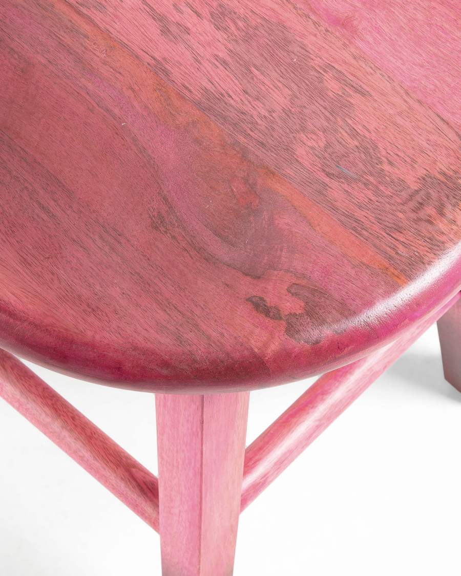 Pink Esha footstool