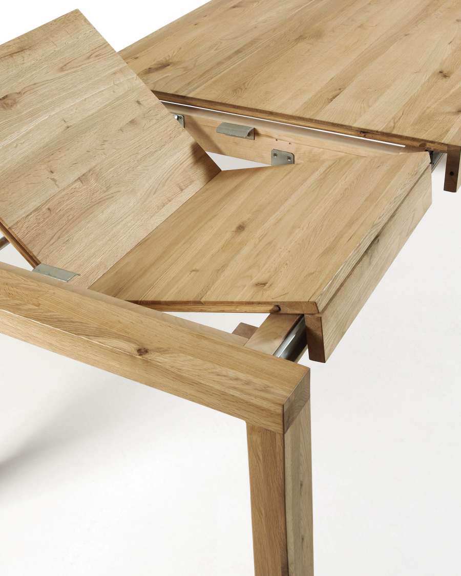 Tavolo allungabile Briva impiallacciato rovere finitura naturale 200 (280) x 100 cm