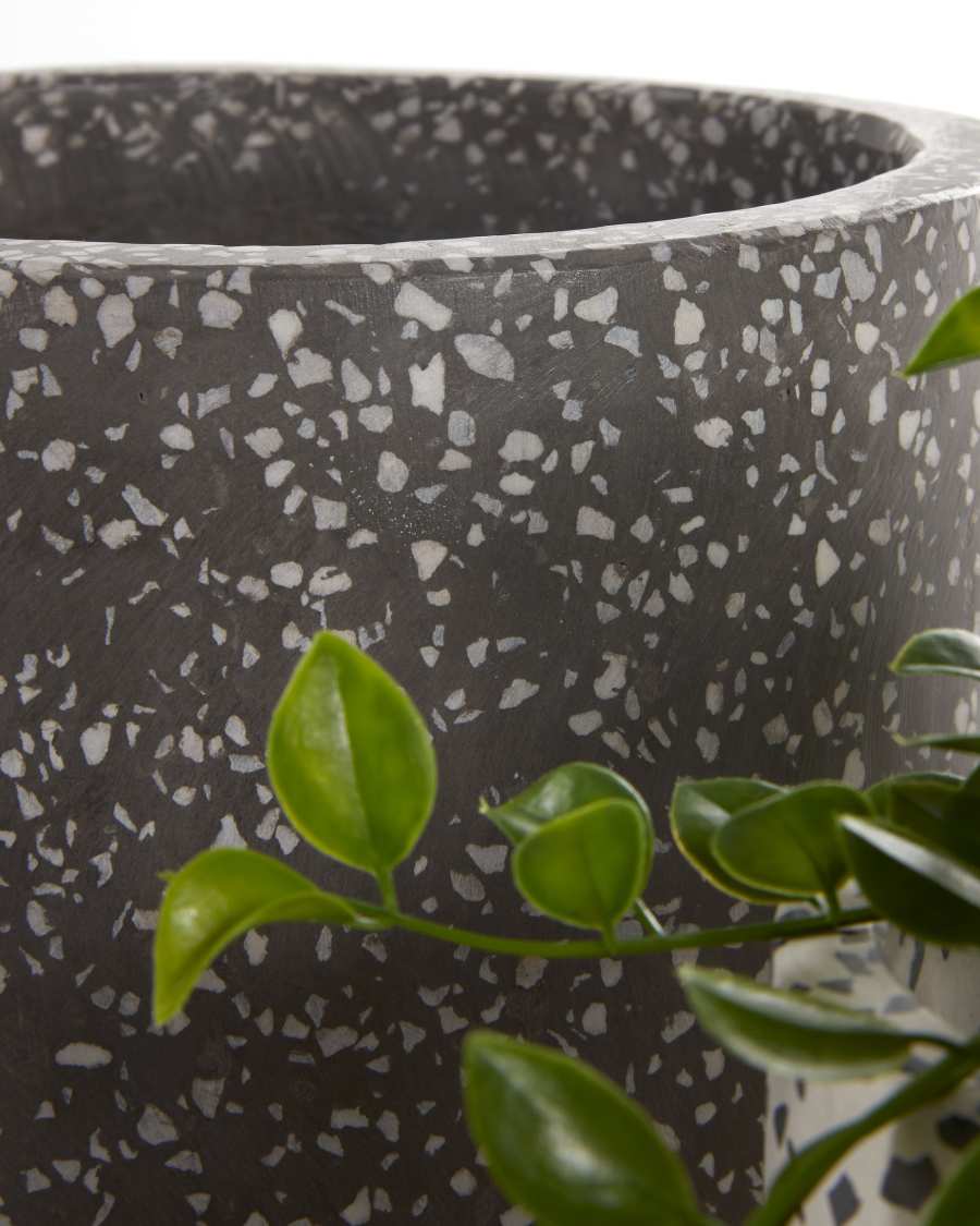 Set Bransc di 2 portavasi rotondi Ø 20 cm / Ø 15 cm