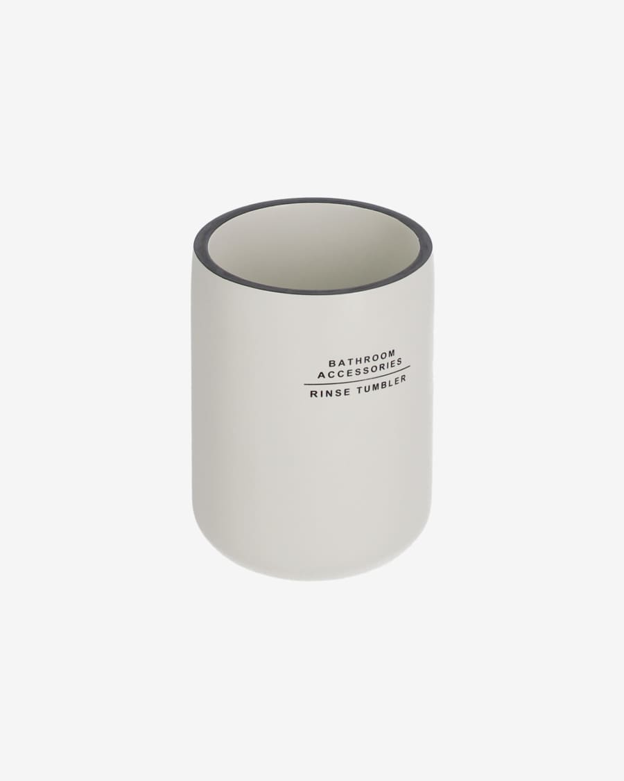 Lali white toothbrush holder