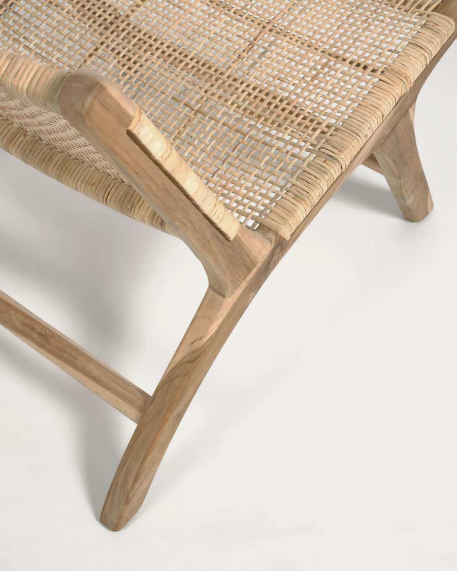 Beida solid teak armchair