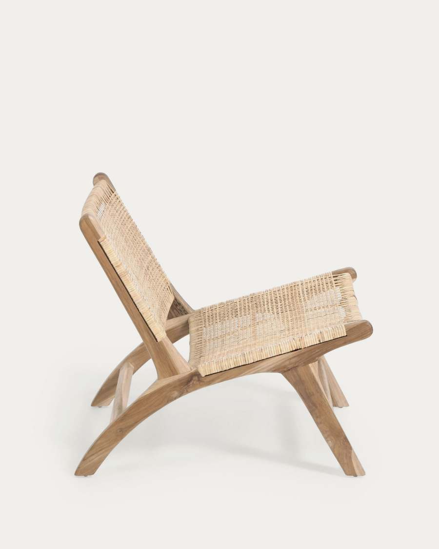 Beida solid teak armchair