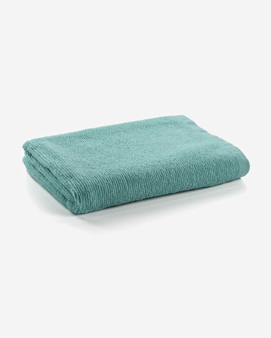 Miekki large bath towel light turquoise