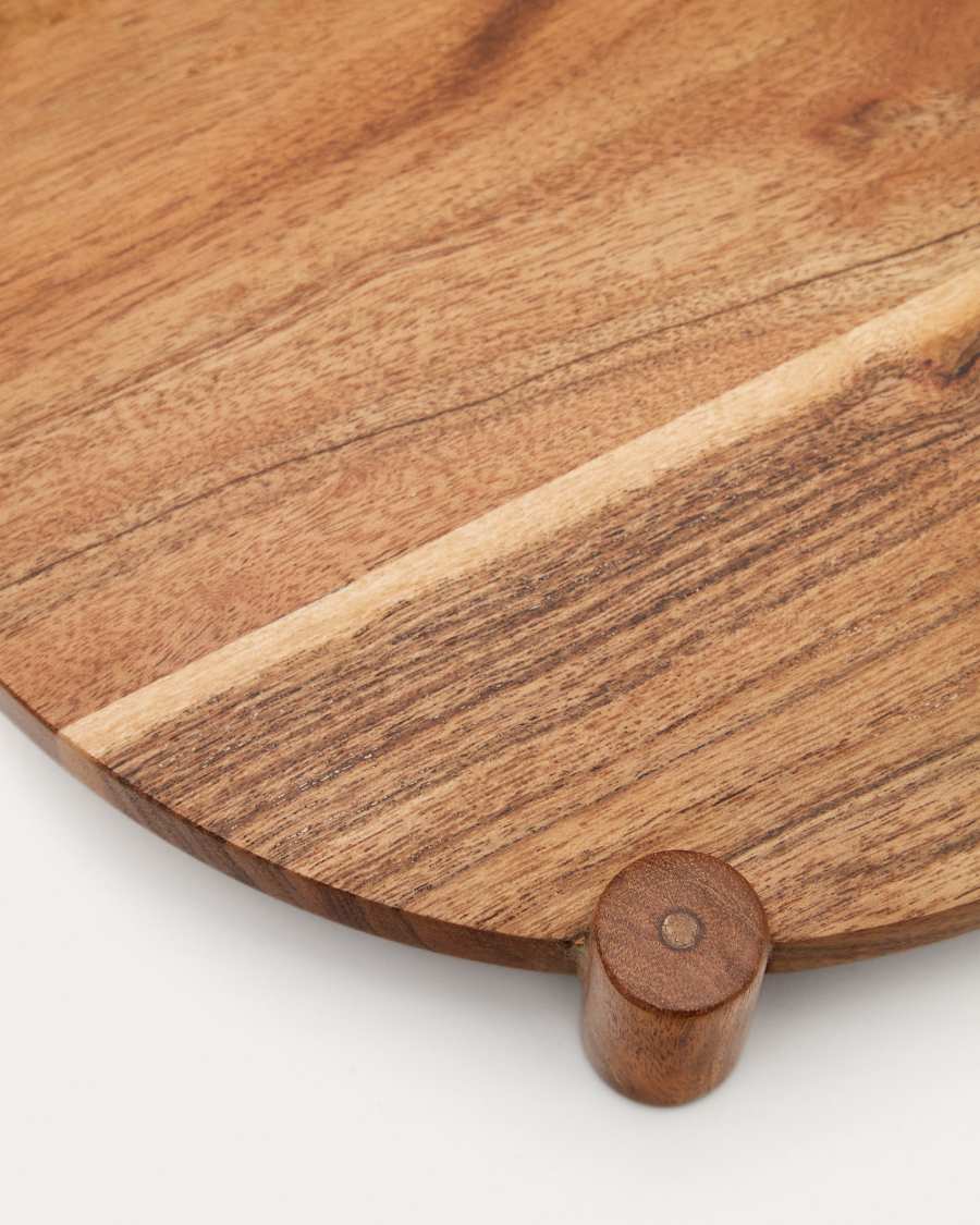 Nelma Servierbrett aus massivem Akazienholz