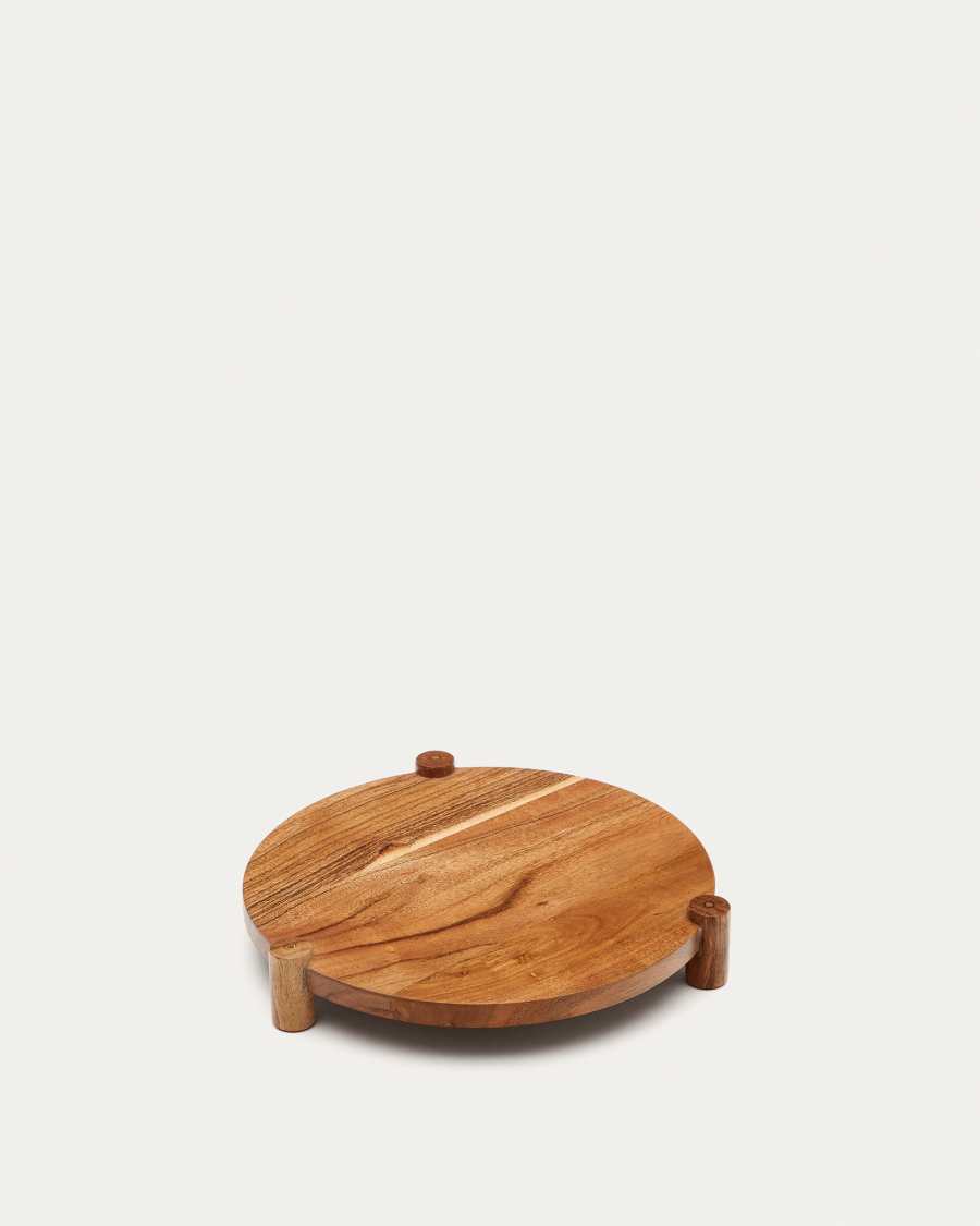 Nelma Servierbrett aus massivem Akazienholz