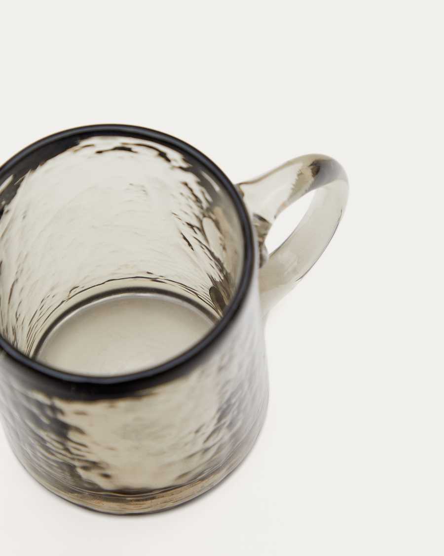 Sunera small cup made of recycled brown glass