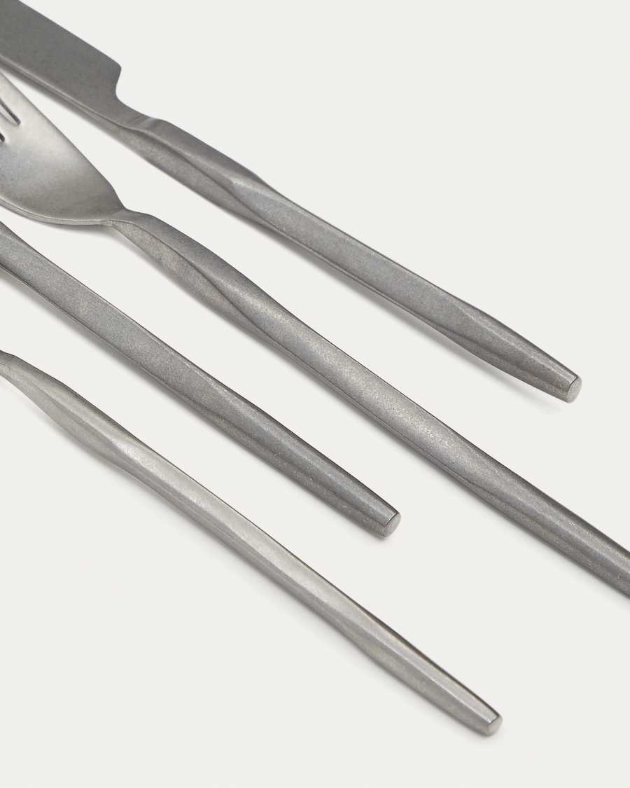 Ali 16-piece silver cutlery set