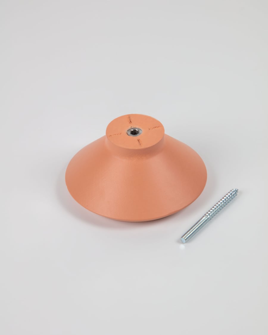 Lot Nadua de 3 patères en bois de hêtre  couleur orange