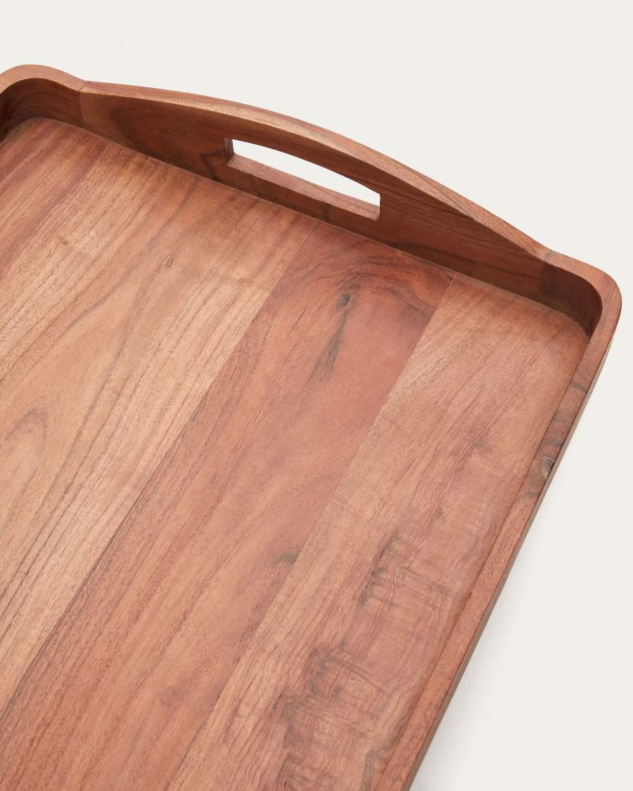 Elissa acacia wood large serving tray