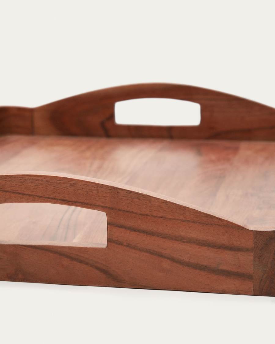 Elissa acacia wood large serving tray