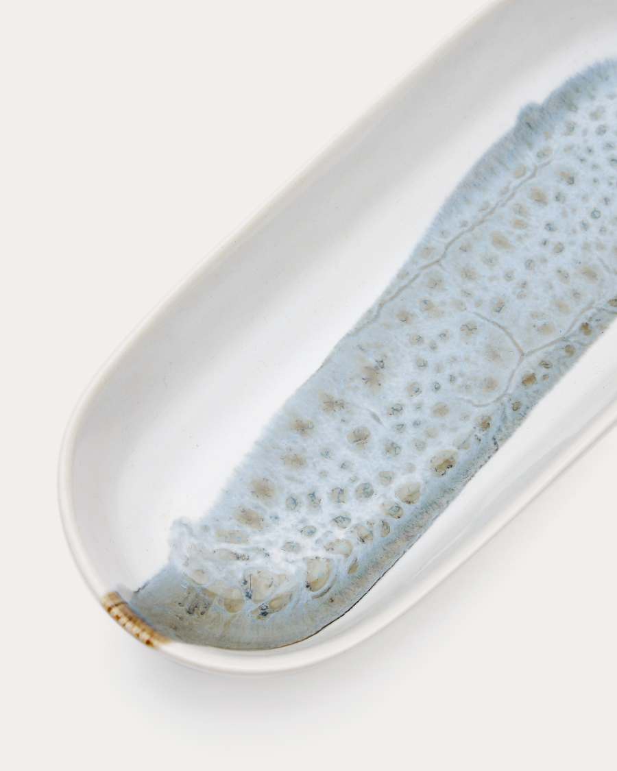 Piatto da portata piccolo Vejer in ceramica multicolore