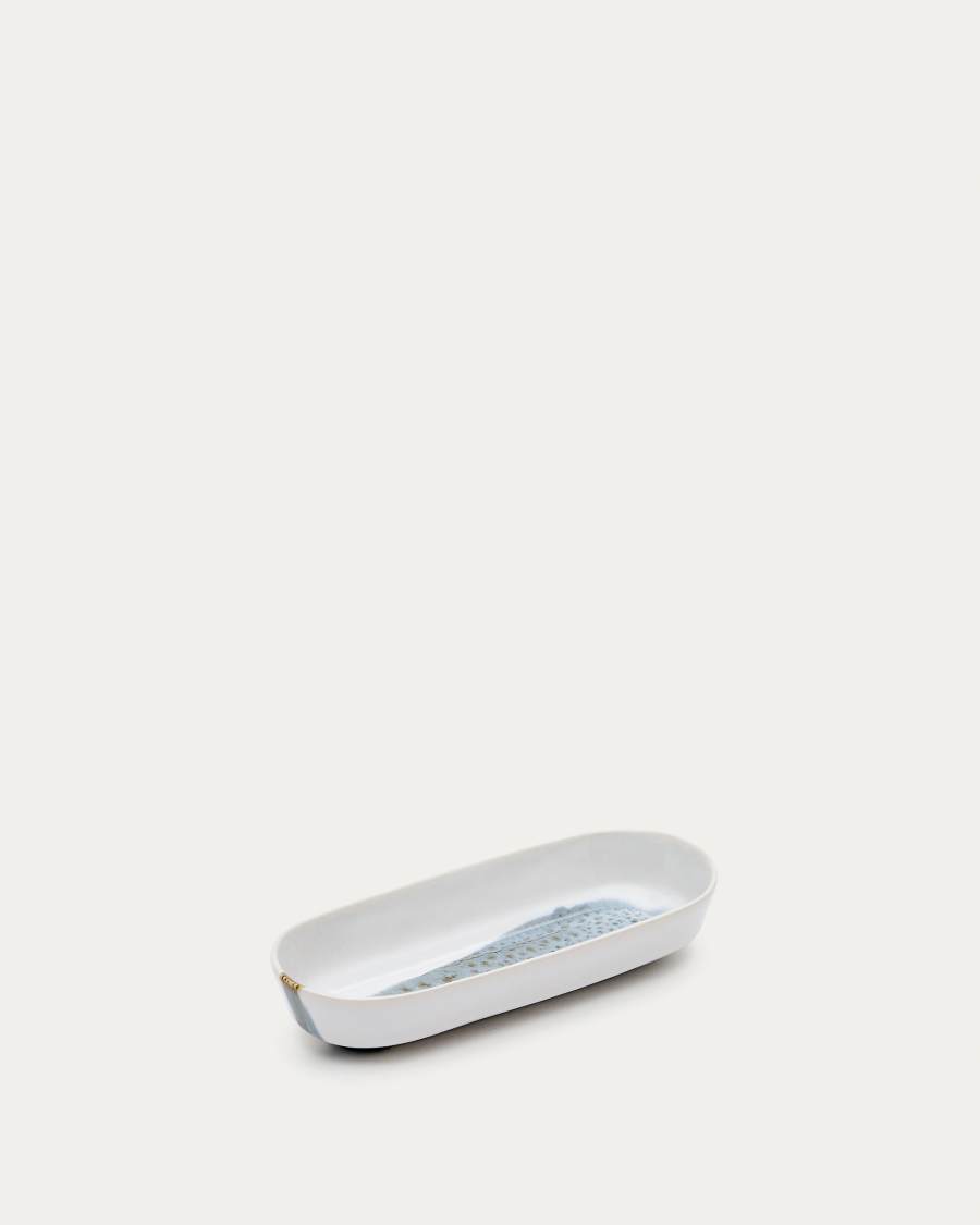 Piatto da portata piccolo Vejer in ceramica multicolore