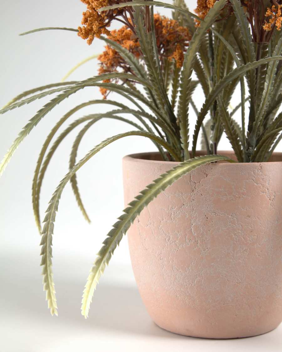 Leonitis Leonurus artificial plant in ceramic pot