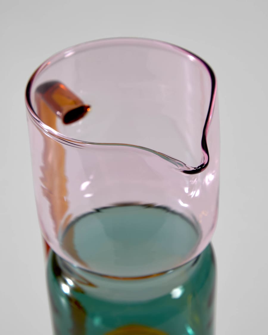 Multi-coloured Fiorina jug